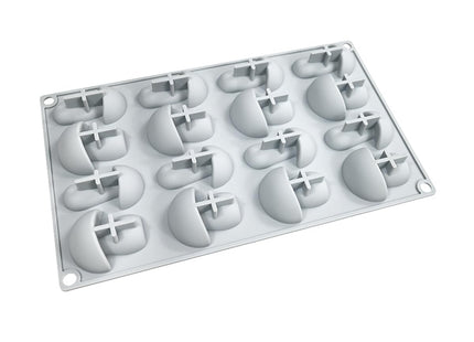 mostsom Silicone Mushroom Molds Nonstick Baking Pan Silicone Molds for Chocolate, Candy, Jelly, Ice Cube, Muffin (Mushroom N_11.92x7x0.88inch)
