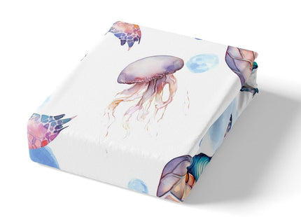 Erosebridal Turtle Bedding Sets King White Pink Hawaiian Duvet Cover Set,Tortoise Bedspreads Beach Theme Quilt Cover Underwater Children Comforter Cover for Summer