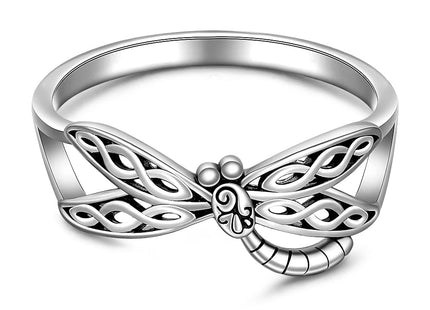 Dragonfly Ring for women Celtic Knot Wing Dragonfly Rings Thumb Jewelry