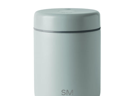 Simple Modern Delta Coffee Canister | Airtight Vacuum Seal with Auto-Reseal Technology | Ceramic Lined Stainless Steel Container for Coffee Grounds, Beans, Tea | 1.1L, Sea Glass Sage