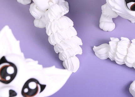 3D Printed Fox, Articulated Animal Fidget Toy, Cute Movable Fox (Small)