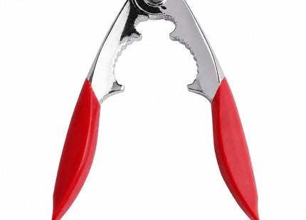 Maine Man Spring-Action Lobster Cracker, Chrome-Plated Zinc Alloy and Silicone