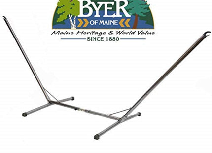 Byer of Maine Ceara Stand - Adjustable for Most Outdoor Single and Double Hammocks - Easy to Assemble & Take Apart - Stand Only - Holds Up to 440 lbs