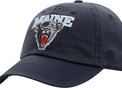 Collegiate Primary Color Relaxed Fit Adjustable Hats (US, Alpha, One Size, Maine)