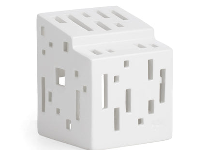 Kahler Urbania Lighthouse Functio | Ceramic Tealight Holder | White | 3.5 Inch