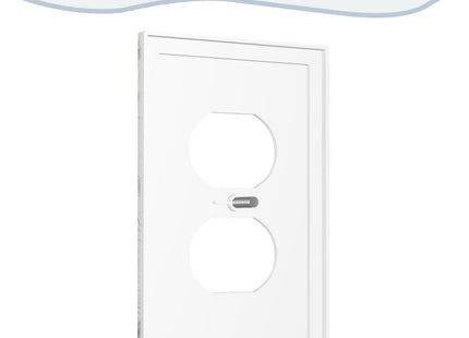 Outlet Cover 1 Gang Nautical Lighthouse Boat Wood Light Switch Cover Single Duplex Wall Plate Covers Switchplate Covers Electrical Faceplate For Country Bedroom Decor