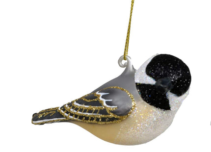 Cobane Studio Turned Head Chickadee Ornament_AB