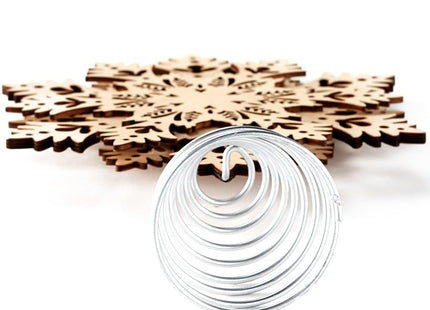 Winter Woodland Holiday Tree Decorations - Snowflake Tree Topper