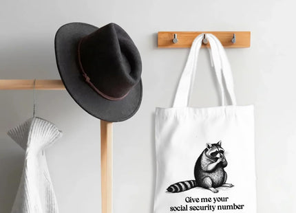 Cute Raccoon Tote Bag, Raccoon Gifts for Women Bestie Friends Coworkers
