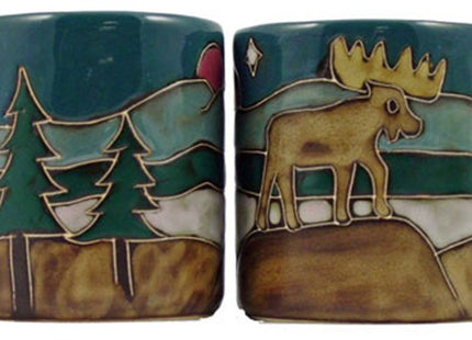 Mara Stoneware Mug - Moose - 16 oz
