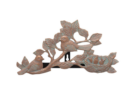 Whitehall Products Chickadee Hose Holder, Copper Verdi