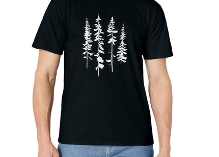 Skinny Pine Trees, Pine Tree Graphic Tee for Nature Lover T-Shirt