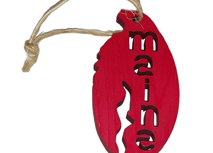 Maine Lobster Claw Wooden Ornament - 3.5" - Made in Maine