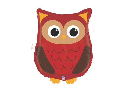 Woodland Owl Critter 26" Mylar Balloon
