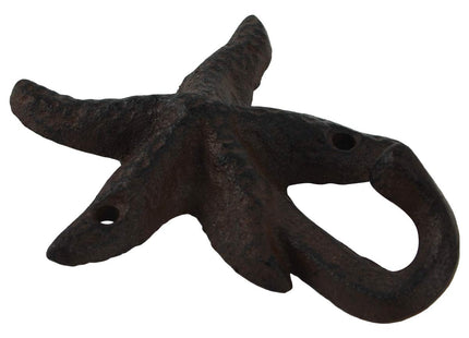 TG,LLC Cast Iron Nautical Starfish Wall Hook