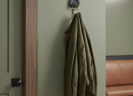 Comfy Hour 8 Inch Bear Wall Hook, Black Bear Wall Decor