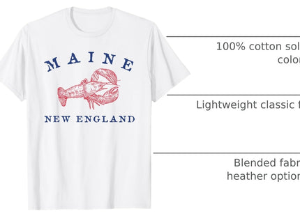 Maine Lobster Graphic T-Shirt
