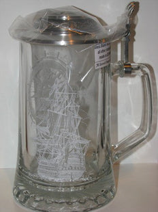 Glass Nautical Stein