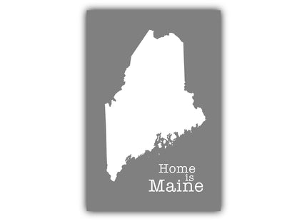 Maine Map Wall Art, Maine Modern Map Poster Print, City Map Wall Decor, Maine State Poster, Office Wall Decor, Kids Family Room Wall Art - 24x36