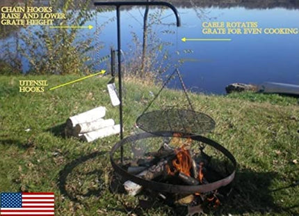 Wimpy's Swing-away Campfire Grill