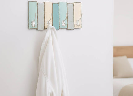 Tumbler Home Beachy Wall Hook Rack for Coastal and Beach Decor