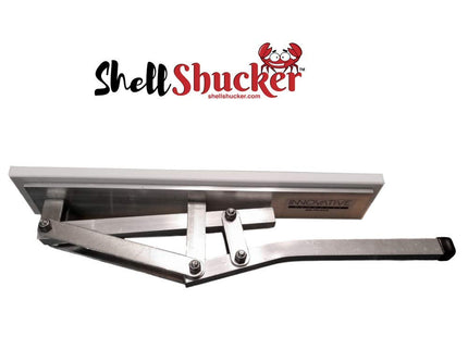 ShellShucker Stone Crab Cracker for Seafood Lobster Claw King Crab Legs Deshelling Machine No Crab Fork Needed Professional Grade Aluminum Kitchen Chef Tool