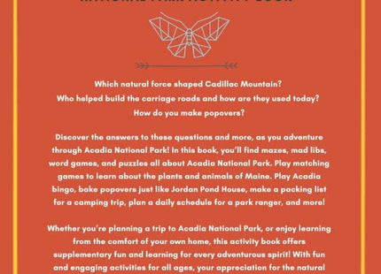 Acadia National Park Activity Book: Puzzles, Mazes, Games, and More About Acadia National Park (National Parks Activity Series)