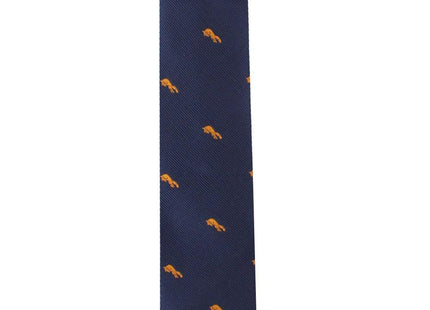 AUSCUFFLINKS Fox Skinny Tie Mens Necktie Animal Tie | Orange Fox | Birthday Gift for Guys (Orange Fox)