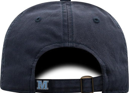Collegiate Hats - Fitted Caps Adjustable Hats and Snapbacks Available (Adjustable Hat, Maine Logo Navy)