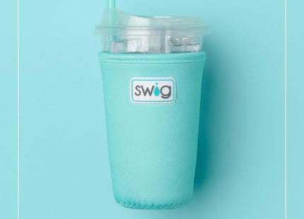 Swig Life Medium Iced Coffee Cup Coolie with Handle, Mermaid
