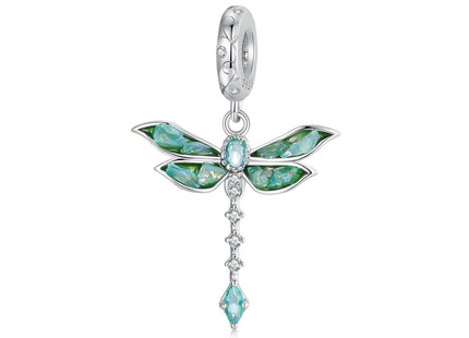 Dragonfly Charms For Pandora Bracelets - 925 Sterling Silver Dragonfly Pendant fit Bracelets and Necklaces Jewelry Gift for Women Family Friends