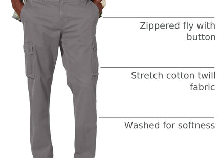 Amazon Essentials Men's Straight-Fit Cargo Pant Pants, -dark grey, 32W x 30L