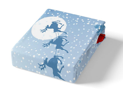 Manfei Snowman Duvet Cover Set King Size, Xmas Deer Trees Print Comforter Cover with 2 Pillowcases, Winter Snowflake Merry Christmas Bedding Set 3pcs for Kids Boys Girls Bedroom Decor,No Comforter
