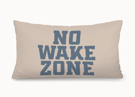 XYDEG Coastal Beach Room Decor 12x20 Pillow Cover, Lake House Decor, No Wake Zone Nautical Coastal Decorative Lumbar Pillow Covers for Bedroom Living Room Home Sofa Couch