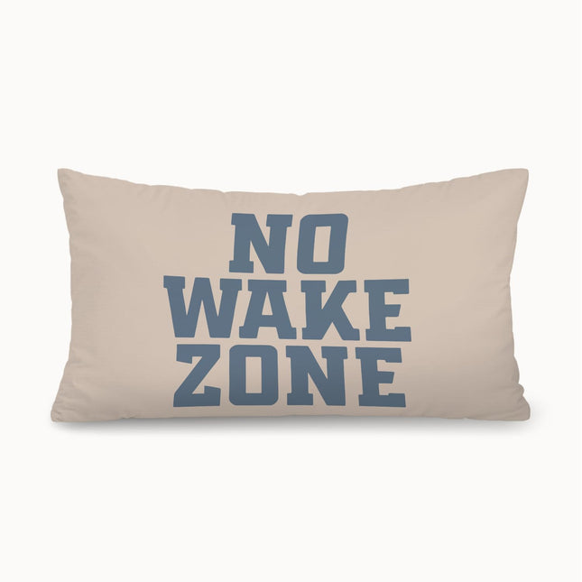 XYDEG Coastal Beach Room Decor 12x20 Pillow Cover, Lake House Decor, No Wake Zone Nautical Coastal Decorative Lumbar Pillow Covers for Bedroom Living Room Home Sofa Couch