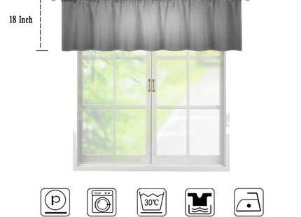 Starfish Valance Curtain for Window, Vintage Beach Ocean Lighthouse Shell Sailboat Casual Summer European Kitchen Panel Windows Treatment Drapes for Bathroom Bedroom 54x18Inch 1P