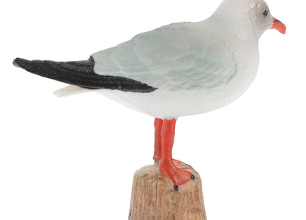 STOBOK Nautical Seagull Statue Miniature Seagull Figure Figurine Home Decor Accent for Office Living Room Bedroom Cafe Restaurant Car 3.54 X 2.75 X 1.18 in