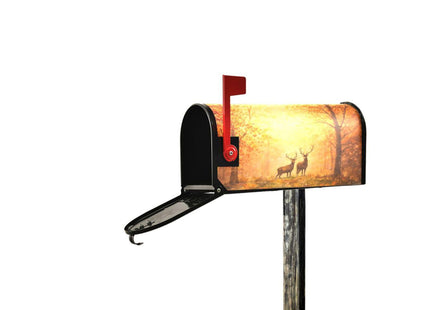 ALAZA Autumn Fall Forest Deer Magnetic Mailbox Cover MailWraps Garden Yard Home Decor for Outside Standard Size-18"x 20.8"