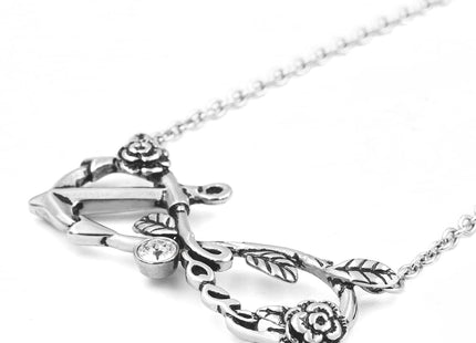 Controse Infinity Love Anchor Necklace with Crystal