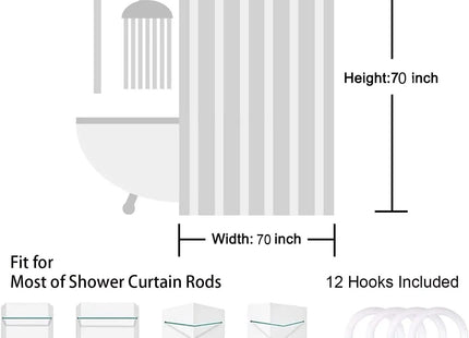 ZKJSMGS Winter Shower Curtain Black Bear Snow Mountain Forest Tree Lake Wildlife Cabin Nature Scenery Blue Bathroom Home Curtain Decor with Hooks,70" Wx70 H