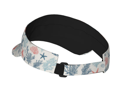 Bshuey Nautical Coastal Unisex Adjustable Sports Sun Visor