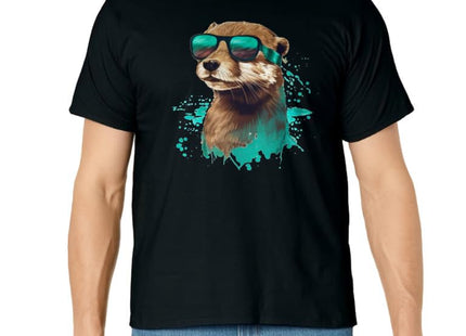 Funny Looking Otter with Sunglasses T-Shirt