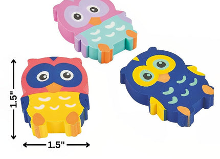 Owl Eraser - 24 Pieces