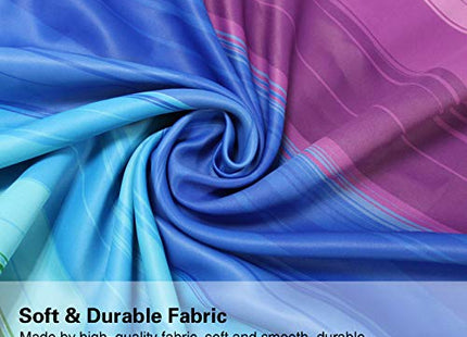 Miblor Kitchen Valances for Windows, Summer Background with Starfish and Seashell on the Sea Beach, Blackout Window Valances Curtains for Living Room Bedroom Bathroom Home Decor, 52 X 18 Inch