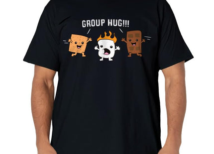 Group Hug Camping Campfire Chocolate Marshmallow S'Mores T-Shirt