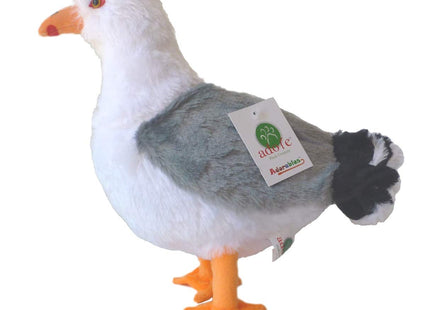 Adore 12" Standing Sandy the Seagull Plush Stuffed Animal Toy