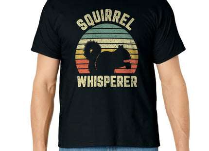 Squirrel T Shirt Squirrel Whisperer Lover Retro Tshirt T-Shirt