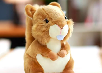 Pgsnhxj Cute Squirrel Stuffed Animal Plushie, 7.8'' Squirrel Plush Toy Christmas Birthday Gifts for Kids
