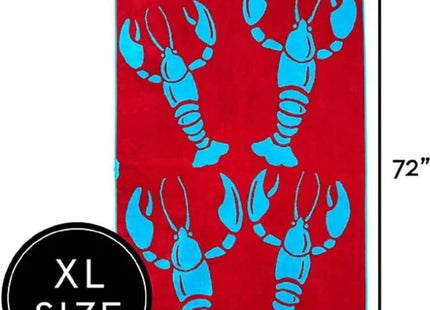 Member's Mark Adult Beach Towel 40" x 72" (Sea Lobster)