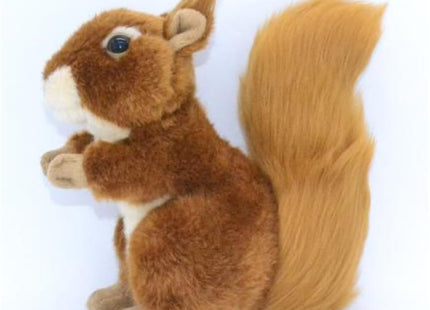 JIANEEXSQ Realistic Squirrel Stuffed Animal, Lifelike Squirrel Model Plush Toy, Unique Plush Gift Collection for Kids Birthday (Sitting)